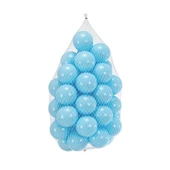 Wellgro Bubble Pops Açık Gri Sünger Top Havuzu / Mavi, Mavi, Gri Toplu thumbnail 3