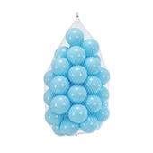 Wellgro Bubble Pops Açık Gri Sünger Top Havuzu / Mavi, Mavi, Gold Toplu - 3