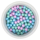 Wellgro Bubble Pops Açık Gri Sünger Top Havuzu / Mavi, Mint, Lila Toplu - 1