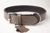 Privilege Flotter Hakiki Deri Köpek Boyun Tasması XS Toprak Rengi Kahverengi 2,5x29-37 cm - 1