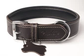 Privilege Hakiki Deri Köpek Boyun Tasması XS Kahverengi 2x29-37 cm - 1