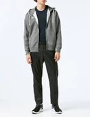 Nike M Nk Flc Park20 Fz Hoodie Erkek Gri Sweatshirt CW6887-063 - 4