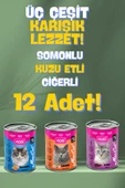 Hobi Maxicat Karışık Kedi Konserve 400 Gr X 12 Adet - 1