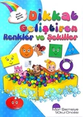 Dikkat Geliştiren Renkler ve Şekiller Mor Şemsiye Yayınları thumbnail 1