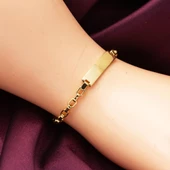 Trend 14 Ayar Altın Çocuk Künyesi thumbnail 2