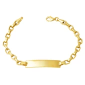 Trend 14 Ayar Altın Çocuk Künyesi thumbnail 1