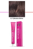 Premium 6.7 Çikolata Kahve - Kalıcı Krem Saç Boyası 50 g Tüp - 1