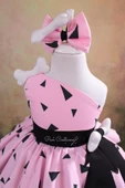 Çakmaktaş Çakıl Pembe Elbise - 6