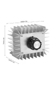 5000w Ac 220v Dimmer Rezistans, Isı, Fan, Motor Devir Hız Kontrol Dimmer thumbnail 5