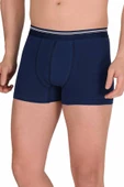 Likralı Erkek Büyük Beden Boxer Şort Lacivert 1097B - 1