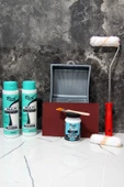 Rich Multi Surface Antik Beyaz 1000cc Dolap Boyama Seti Mobilya Boyası Ahşap Boyama Mat Vernik 250cc - 2