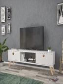 140 Cm Eda Beyaz Tv Ünitesi - 2