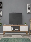 140 Cm Eda  Atlantik -Beyaz Tv Ünitesi - 1