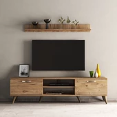 Mega 180 lik L Raflı Tv Ünitesi Çam - TVU0102 - 2