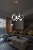 D-light Aurora Ledli Avize Beyaz - 2