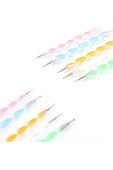 Nail Art Tırnak Süsleme Desen Dot Kalem Seti - 3