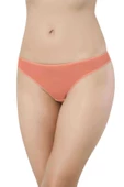 4 adet Eko Set Likralı Kadın Slip Külot Pudra Beyaz - 3