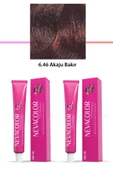 2 li Set Premium 6.46 Akaju Bakır - Kalıcı Krem Saç Boyası 2 X 50 g Tüp thumbnail 1