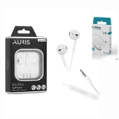 Auris HF03 3.5mm Jack Konektörlü Kablolu Kulaklık + Syrox DT22T-A Type-C Kulaklık Çevirici & Dönüştürücü Aparatı 3.5mm Jack - 1