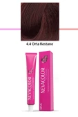 Premium 4.4 Orta Kestane - Kalıcı Krem Saç Boyası 50 g Tüp - 1