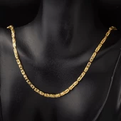 14 Ayar Altın 3 mm. Kral Zincir 65 cm thumbnail 4