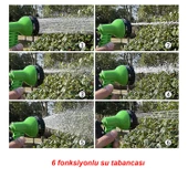 Otomatik 6 Fonksiyonlu Bahçe Sulama Tabancası Tetikli Ayarlı Tabanca thumbnail 3