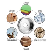 Rodex Ahşap Taşlama Törpüleme Oyma Eğe Diski Ahşap Kesici 115 mm Oval Çukurlu (2 ADET) thumbnail 4