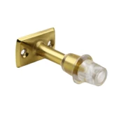Kapı Stoperi Tamponu Durdurucu Tutucu Gold Altın 8 cm Metal Kapı Stopu Silikonlu (5 ADET) - 3