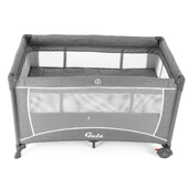 Gulz Raftel Oyun Parkı Bebek Beşik 70X120 Cm + Pamuk Yatak Light Grey - 4