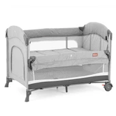 Gulz Omega Anne Yanı Sallanır Cibinlikli Park Yatak Oyun Parkı Bebek Beşik 70x110 cm - 2