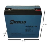 Orbus 12V 24 Ah Elektrikli Bisiklet Aküsü - 2