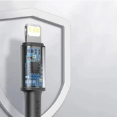 Baseus 20w 2MT Type C To İphone Lightning Şarj Kablosu, İphone 12,12 Pro,12 Pro Max Halat Kopmaz Kablo - 4