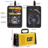 Cat Dz141 140 Amper Tıg Lıft/Mma Çanta Tipi Profesyonel Dijital İnverter Kaynak Makinesi - 6