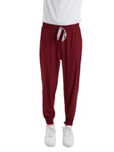 JOGGER- Erkek Likralı Bordo Üniforma Pantolon - 1