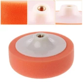 Pasta Cila Polisaj Süngeri Zımpara Tabanlı Turuncu 150 mm M14 Uyumlu+Oto Pastası 300 Gr (2'Li SET) - 2