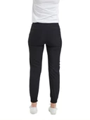 JOGGER- Kadın Likralı Siyah Üniforma Pantolon - 3