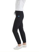 JOGGER- Kadın Likralı Siyah Üniforma Pantolon - 2