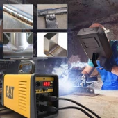 Cat Dz161t 160 Amper Tıg Lıft/Mma Çanta Tipi Profesyonel Dijital İnverter Kaynak Makinesi + Cat Dx37 Avuç Taşlama - 9