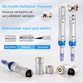 Dr Pen A6 Dermapen Şarjlı Yedek Bataryalı Orijinal Dermaroller - Dermapen Cihazı thumbnail 6
