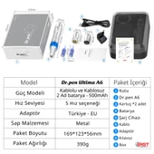 Dr Pen A6 Dermapen Şarjlı Yedek Bataryalı Orijinal Dermaroller - Dermapen Cihazı thumbnail 10