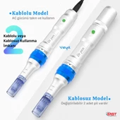 Dr Pen A6 Dermapen Şarjlı Yedek Bataryalı Orijinal Dermaroller - Dermapen Cihazı thumbnail 9