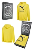 Fenerbahçe Orijinal Puma Kapüşonlu Sarı Sweat Hediyelik Ahşap Kutulu - 1