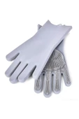 Sihirli Silikon Bulaşık Eldiveni Tırtıklı Magic Gloves  Mutfak Banyo Temizleme - 2