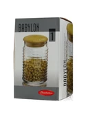 Paşabahçe 43173 Babylon Ahşap Kapaklı Kavanoz 1120 cc - 3