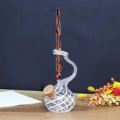 Veraart Kişiselleştirilmiş El Yapımı Murano Cam Ahşap Kutulu Cam Kalem Hokkalı Albert 102 - 4