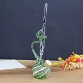 Veraart Kişiselleştirilmiş El Yapımı Murano Cam Ahşap Kutulu Cam Kalem Hokkalı Albert 109 - 2