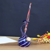 Veraart Kişiselleştirilmiş El Yapımı Murano Cam Ahşap Kutulu Cam Kalem Hokkalı Albert 110 - 1