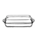 Paşabahçe 59009 Kapaklı Dikdörtgen Fırın Kabı 33.6X19 cm  - 1