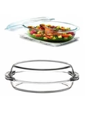 Paşabahçe 59032 Oval Kapaklı Borcam Tencere 1800 cc - 2