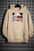 Unisex Makima Hugging Denji Baskılı Sweatshirt - 9